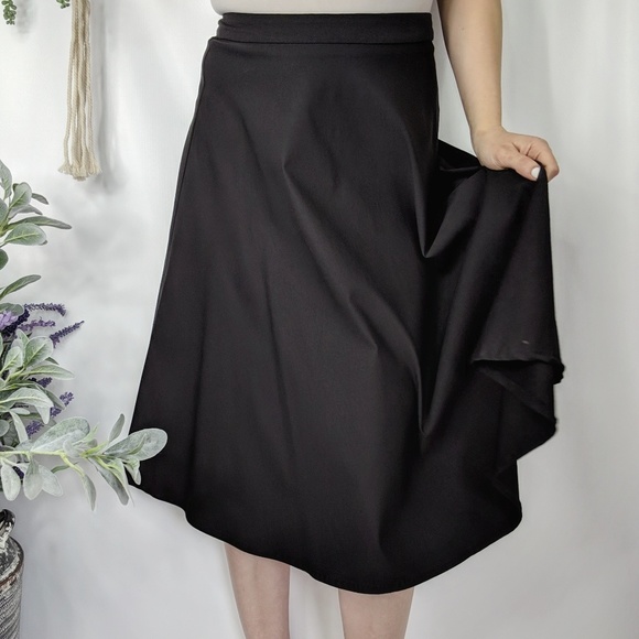 Ronen Chen Dresses & Skirts - RONEN CHEN black full circle skirt below knee 329